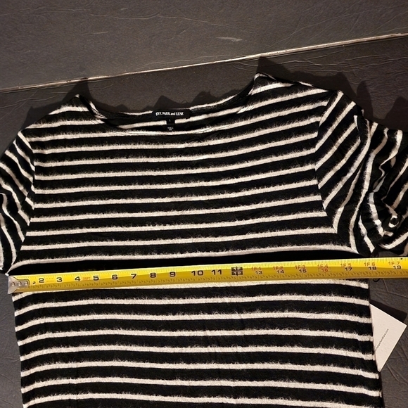 Hye Park and Lune Stripe Black White Dress Size 1/S NWT - Picture 8 of 12